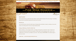 Desktop Screenshot of finewinereserve.com